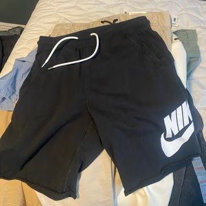Black Nike shorts size medium